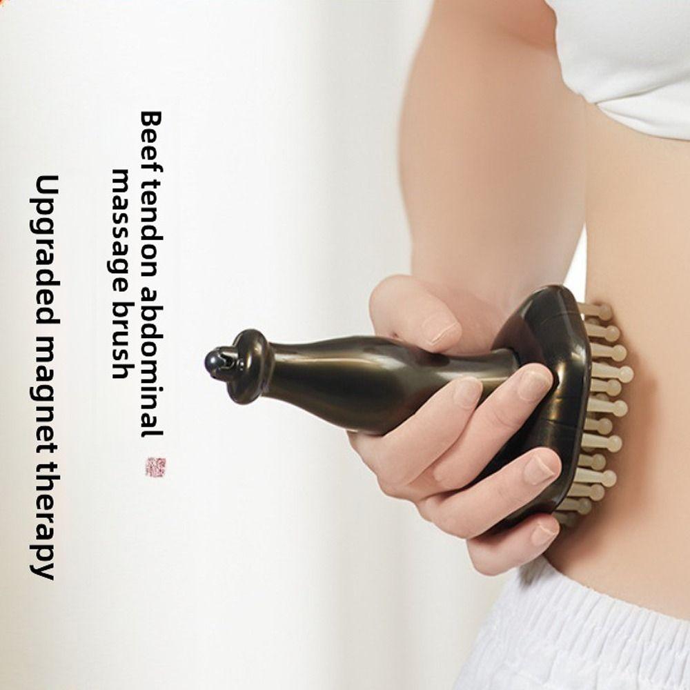 33 Beef Tendons Meridian Scraping Massage Brush Meridian Brush  for Arms Back Full Body Waist Thigh