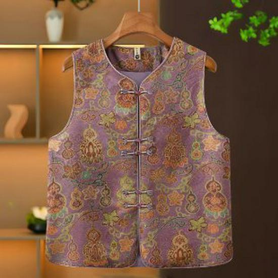 Elegant Women s Tang Suit Vest - Embroidered Chinese Style for Early Spring 2026 2XL