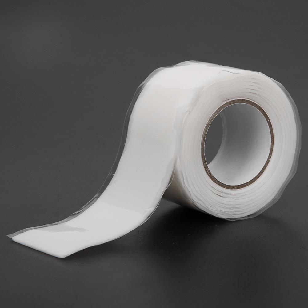 Waterproof Tape Strong Stickiness PVC PPR Pipes Repairing Supplies 1 Meter Length WhiteCelsiusRed