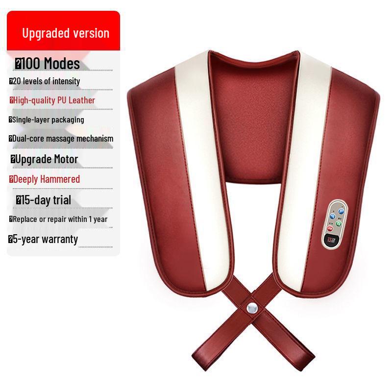 Multi-Functional Neck & Shoulder Percussion Massager for Back, Waist & Cervical Vertebra Tapping