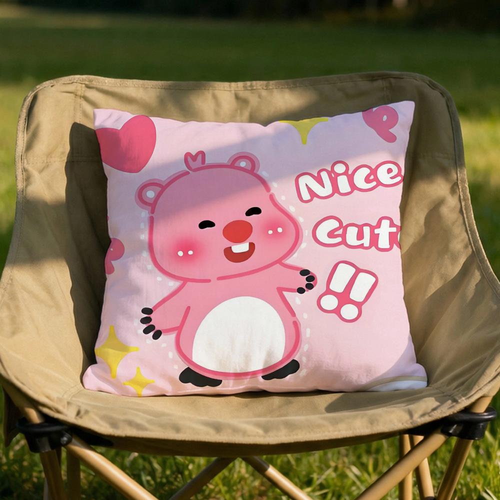 

Custom Zanmang LLoopy Throw Cushion Cover Soft Reversible Durable Pillow Cover MultiScene Use for Home Car Daily Comfort 30X30cm