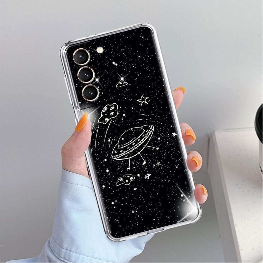 

Прозрачный чехол Cosmic Planet для Samsung Galaxy S22 S20 FE S21 S10 S9 Plus Note 20 Ultra 10 Lite, прозрачный чехол для телефона Samsung Note 9