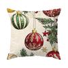 Santa Claus Snowman Series Cushions Pillowcase Polyester Cushion Cover Throw Pillow Sofa Decoration Pillowcover Home Car Decor