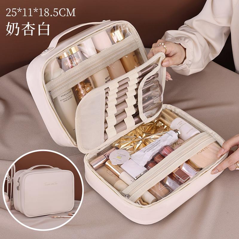 New high-end cosmetic bag large-capacity portable three-in-one high-end travel wash storage bag