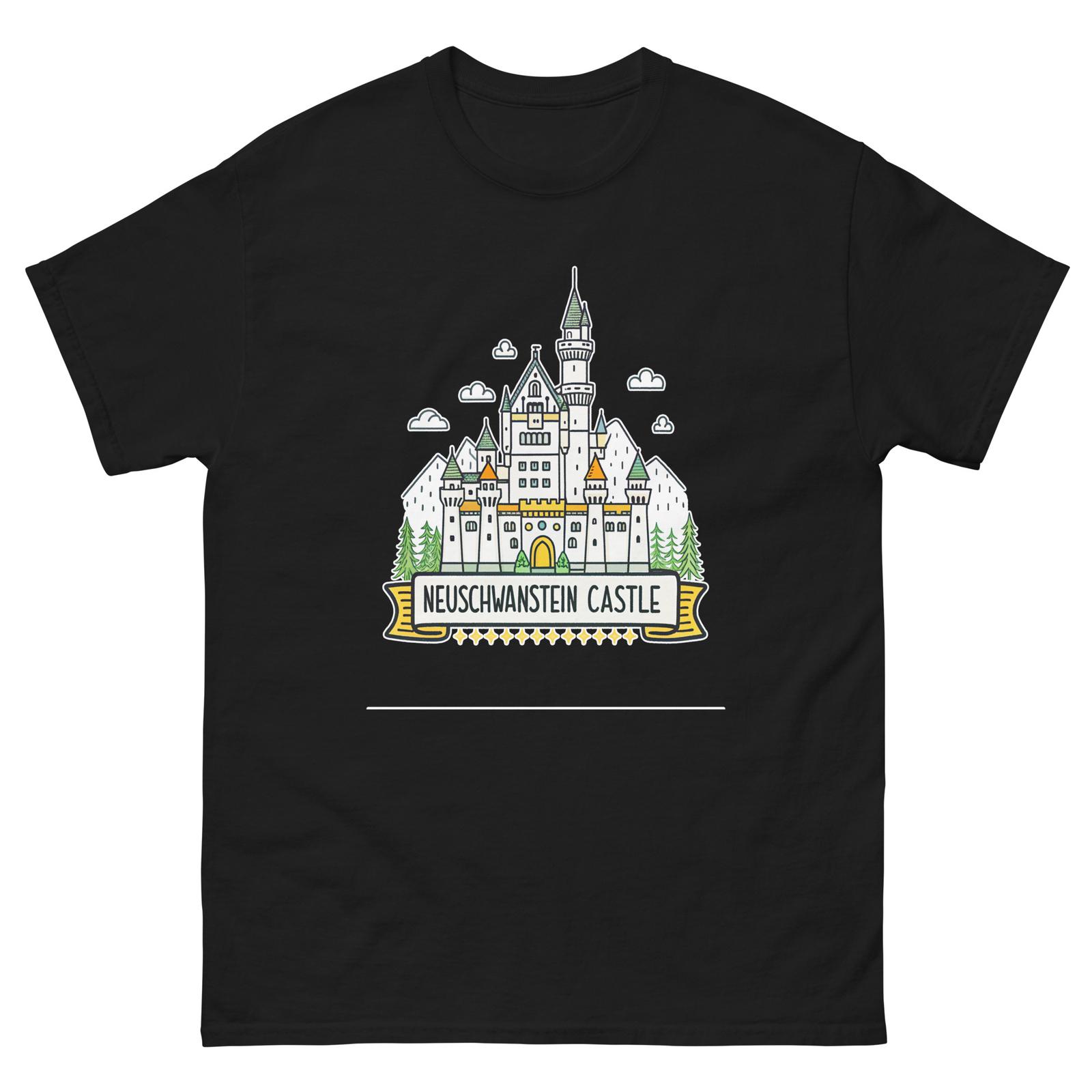 Neuschwanstein Castle Attraction Landmark Travel T-Shirt S