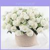 Artificial Rose Bouquet Silk Flower Home Decor For Living Room And Office