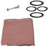 Replacement Fabric and Rope Kit for Recliner Chairs Including Screws Suitable for Standard Gravity Chairs and Sun Loungers