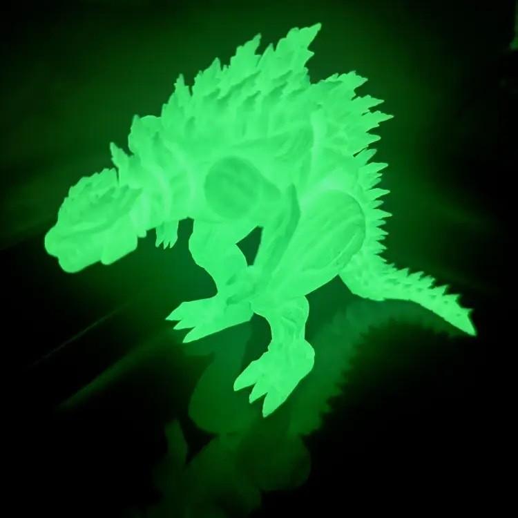 

3D Printing Muscle Dinosaur Action Figure Mini Toys Monster Figure Joint Movable Articulated Figurin Desktop Ornament Kids Gift 14cm