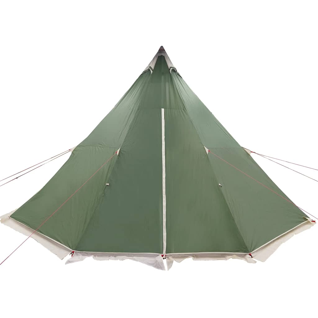 Vidaxl Tipi Family Tent, 6-Person, Green, Waterproof