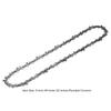Easy Assemble Spare Chainsaw Chain 8 Inch (45 Knots 22 Knives Rounded Corners) Chain Saw Chain