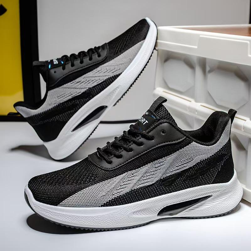 New autumn and winter men s shoes new mesh breathable casual sports shoes soft sole men s sports running shoes 39