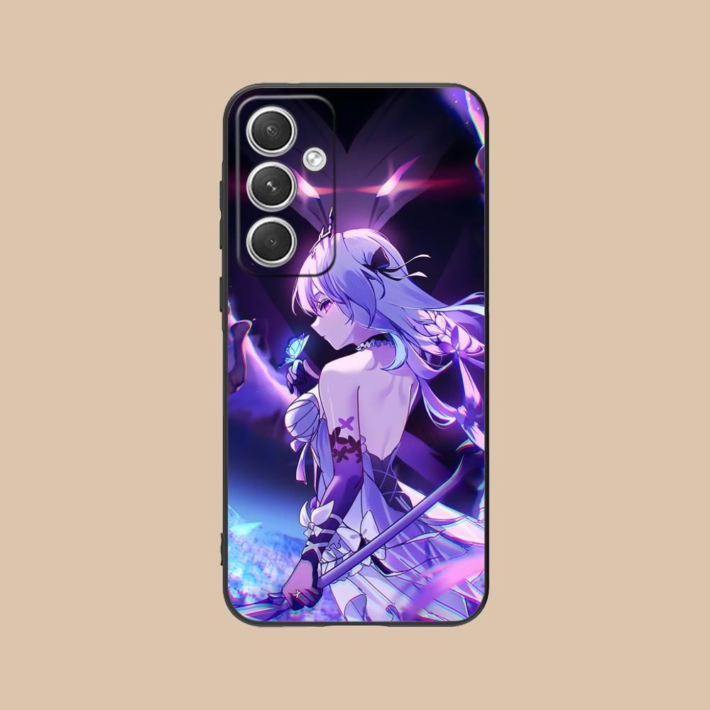 

HSR Castorice Matte TPU Mobile Phone Case for Samsung Galaxy S26 S25 S24 S23 S22 S21 S20 Note20 Plus FE Ultra Colorful Cover Galaxy Note20