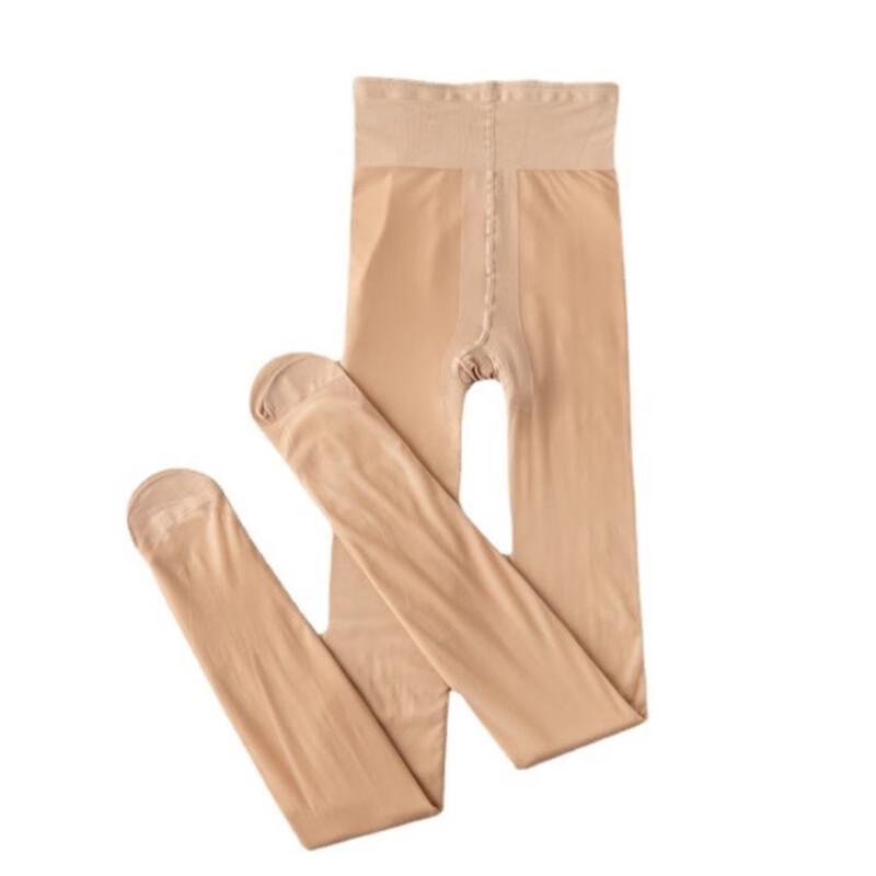 Maohuo Double-Layer Bare Leg Effect Fleece Tights