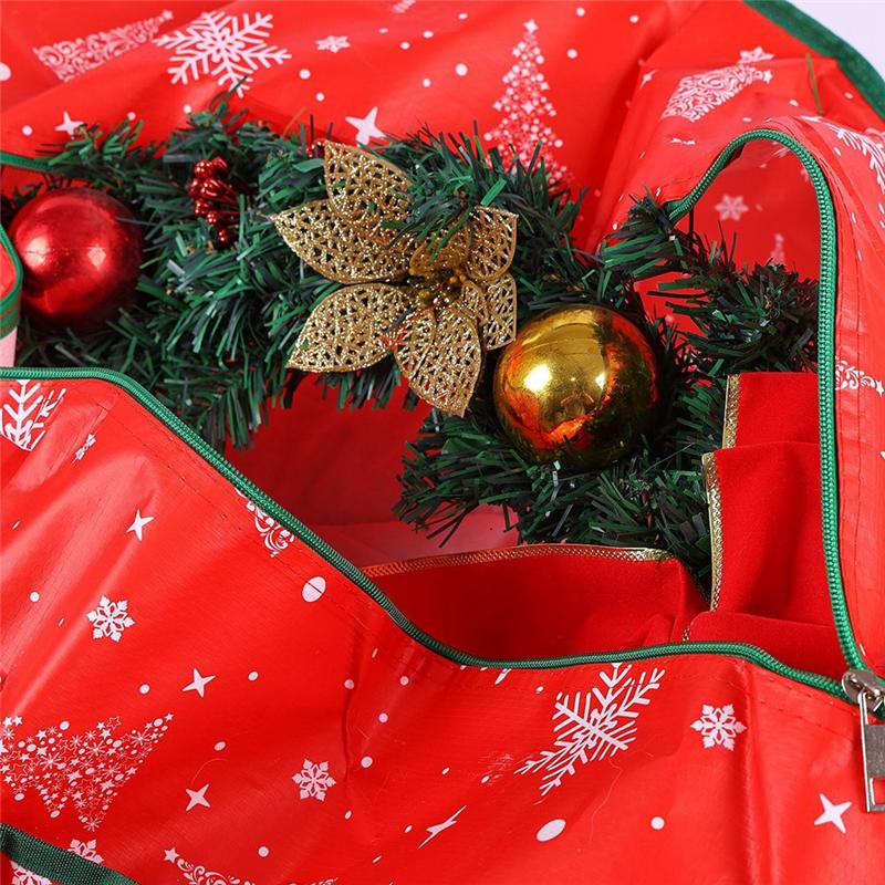 Zur Aufbewahrung von Weihnachtsutensilien Wasserdichte Baumaufbewahrungstasche Passend mit Beschriftungskartenfach für künstliche Bäume