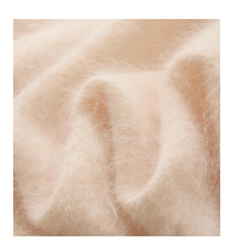 Women's Cashmere Long Sleeve Round Neck Sweater - Solid Candy Colors for Autumn/Winter