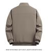 Men's Cross-Border Warm Cotton Stand-Up Collar Jacket - Large Size Casual Coat for Middle-Aged and Elderly