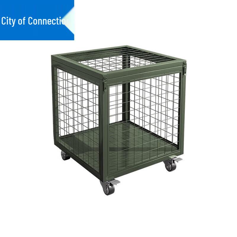 Foldable Rolling Storage Mesh Box