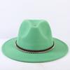 Popular European and American Classic Simple Flat-brimmed Top Hat Men's and Women's Fashionable and Elegant Versatile Jazz Hat Top Hat