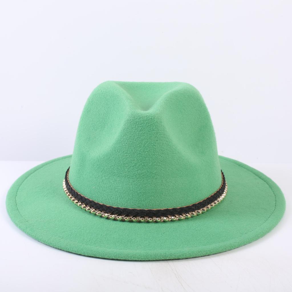 Popular European and American Classic Simple Flat-brimmed Top Hat Men's and Women's Fashionable and Elegant Versatile Jazz Hat Top Hat