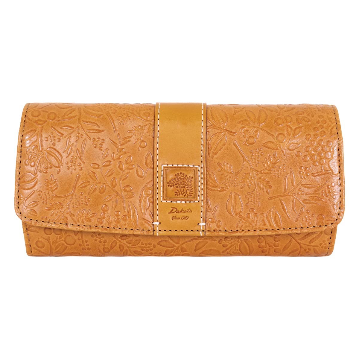 

Довгий гаманець з натуральної шкіри гірчичного кольору [Dakota] жіночий DA-30252-53