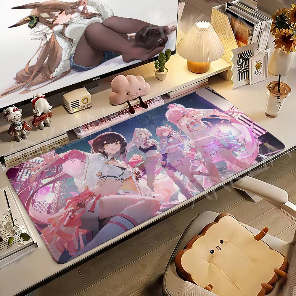 Fashion Hot Gaming Wuthering Waves Large Anime Girl Gaming Mouse Pad Xxl 900x400 Gamer Computer Table Mat