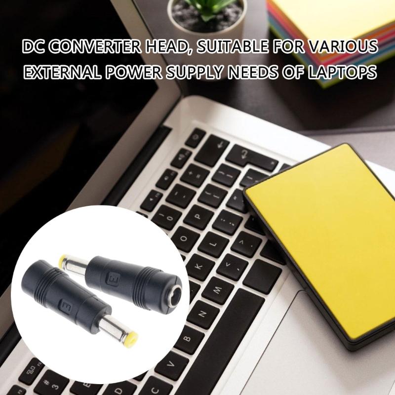 Essential Laptops Power Supply Adapter Tip Portable DC5521 To DC5517 Connector Adapter Converter for Notebook Computer