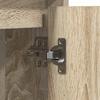 LED Sideboard in Sonoma Oak 71 x 34.5 x 75 cm engineered wood