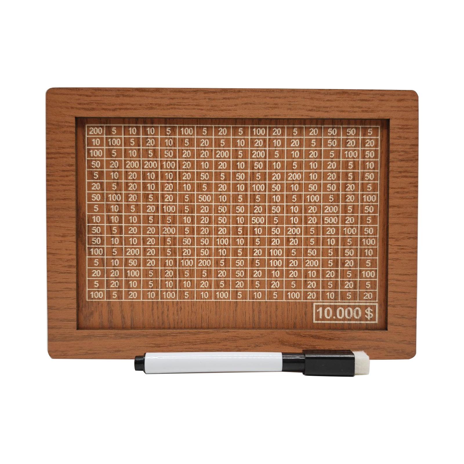 

Деревянная копилка-копилка для экономии денег, органайзер, украшение для дома, школьный офис, спальня, общежитие, контейнер 10000S