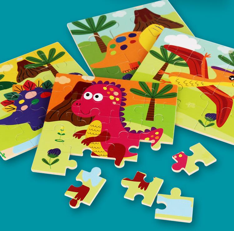 Cross-Border Wooden Puzzle Tin Box: Advanced Four-in-One Educational Toy for Kindergarten