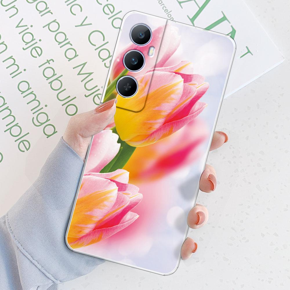 For Realme C65 4G Case Back Cover For Realme C65 5G Funda Shockproof Clear Soft Silicone Phone Case on RealmeC65 Protect Coque