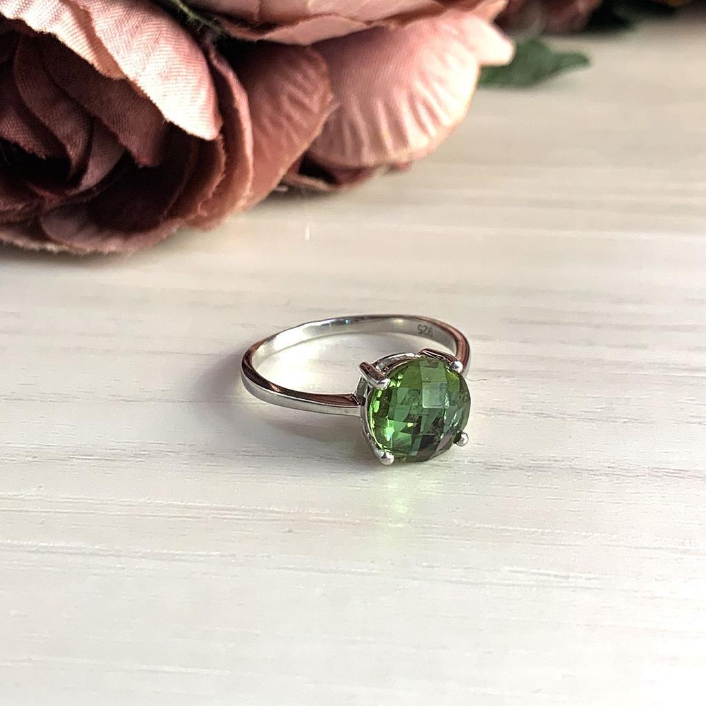 Серебряное кольцо с Султанит султанитом 2.55ct (1948477)