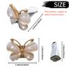 1/3PCS Crystal Flower Car Air Freshener Lovely Little Butterfly Ladies' Car Perfume Decoration Clip air refresher car fragrance