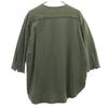 Milok made in Japan 7 minutes sleeve Henry Neck Cut 44 green Men's Used