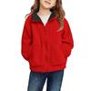 Children's Fashionable Casual High-neck Fleece Thick Long-sleeved Top Jacket