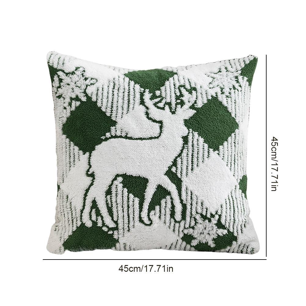 45x45cm Christmas Cushion Covers Decorations 2025 Winter Pillows Cover Decor Sofa Cover Snowflake Cushion Cases Home Decoration