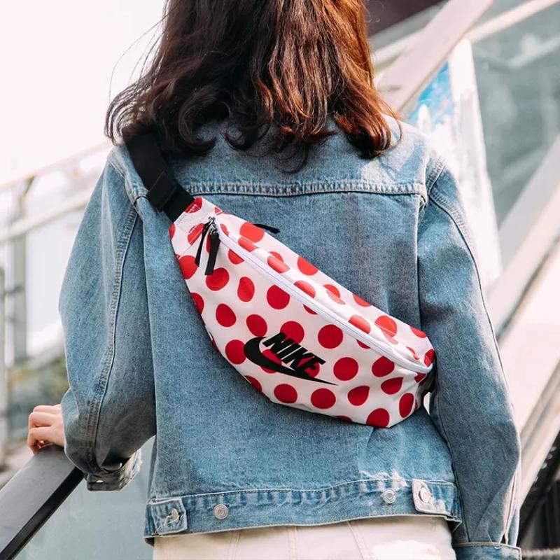 Nike Polyester Shoulder Bag, Crossbody Bag, Fanny Pack Unisex White Casual CK4287-100 Casual CK4287-100