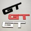 3D Metal Logo GT Car Rear Boot Trunk Emblem Fender Side Front Grille Badge Sticker Decals For Mustang GT Accessories