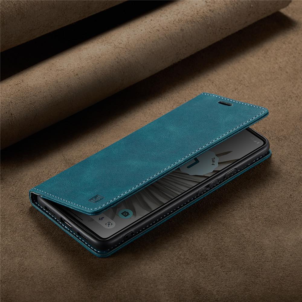 Luxury Genuine Leather Magnetic Wallet Flip Case for Google Pixel 7 6 Pro Card Slot Stand Shockproof Foldable Holder Full Protection Cover