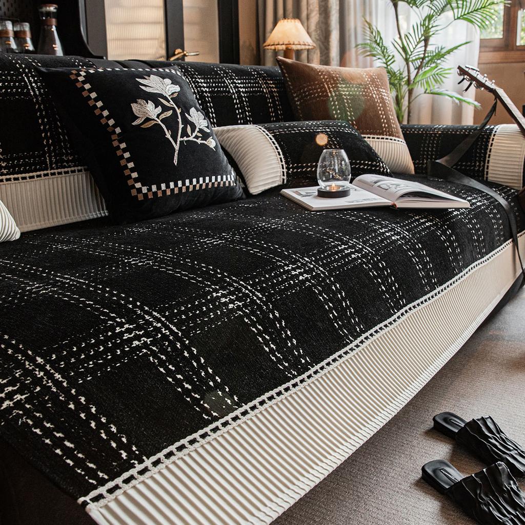 Chenier Sofa Cushion, Universal In All Seasons, Non-Slip And Dirt-Resistant Seat Cushion, Light Luxury, High-End Sofa Cover, Cloth Seat Cushion