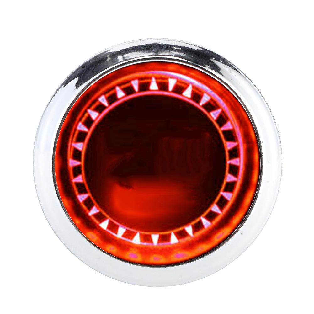 Universal 12V Engine Push Start Starter Button Switch Kit ModificationRed Light