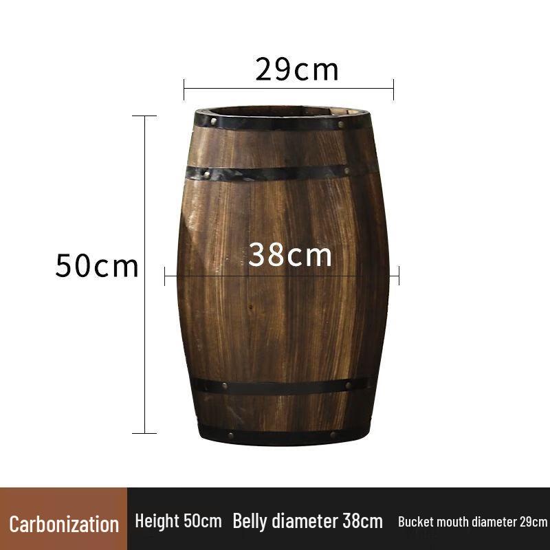 Декоративная бочка из массива дуба