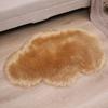 Cloud-Shaped Long Pile Rug for Bedroom or Living Room - Cute, Luxurious, and Machine Washable