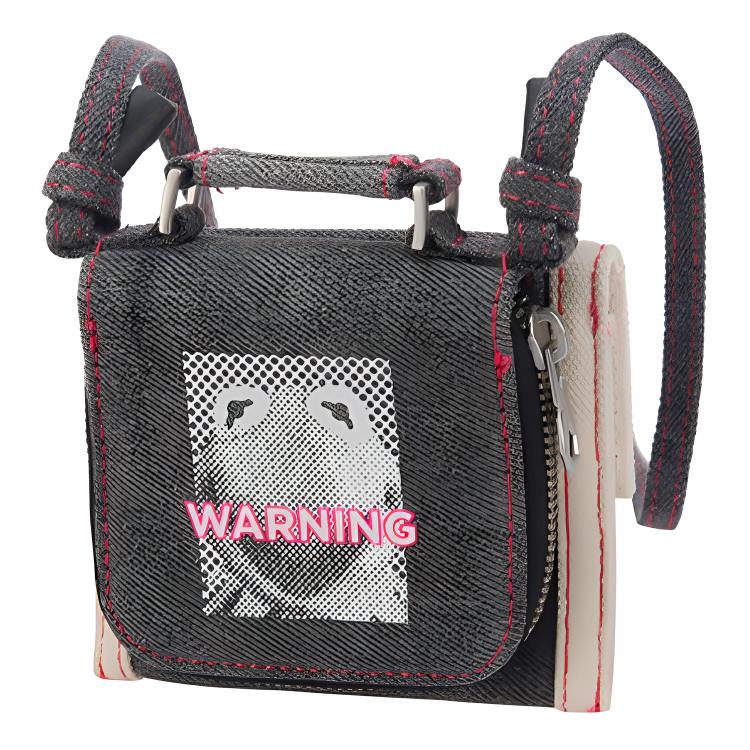 Li Ning X Disney Muppets Comet Collection Cartoon Print Adjustable Shoulder Strap Fabric Crossbody Bag Unisex bags Black ABDR384-1 Black 9990₽