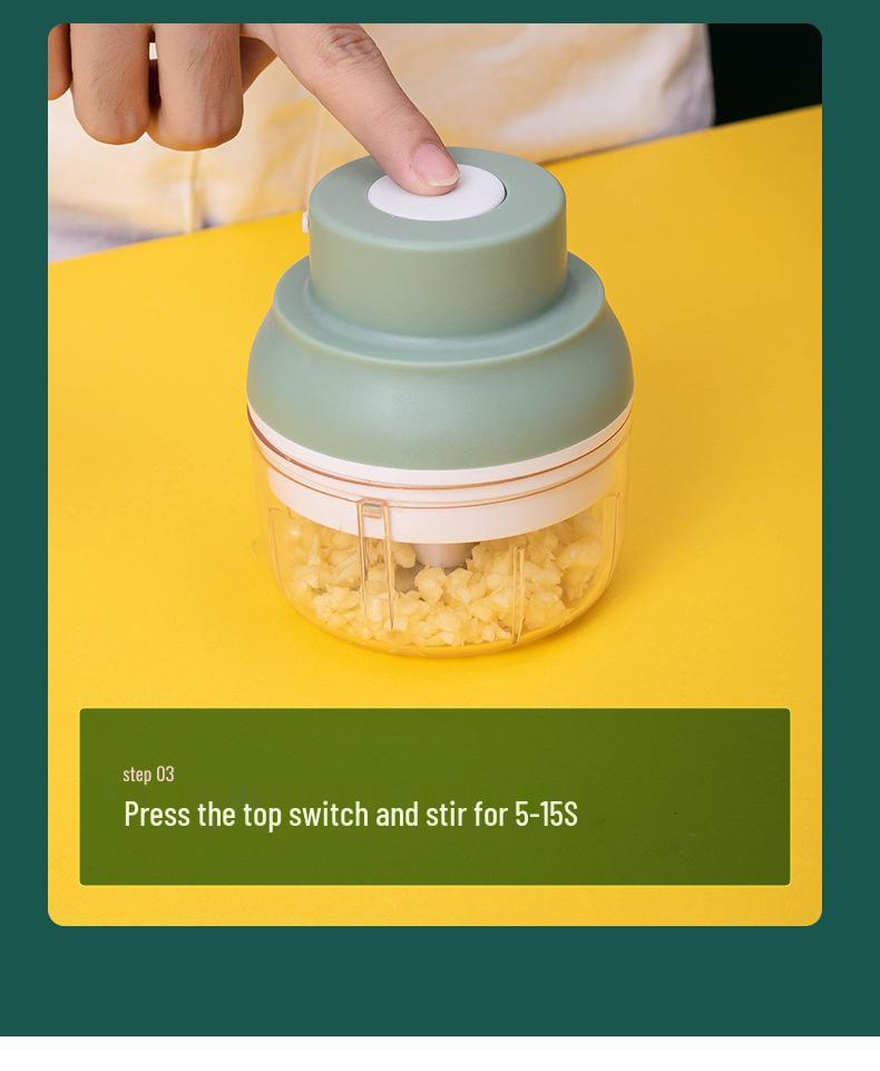 Beiling Electric Garlic Chopper: Home Pull-Cut Mincer and Masher.