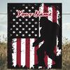 1PC Custom Name Bigfoot American Flag outdooor Flannel blankets Patterns Throw Blanket All-Season Soft Gift for Couch, Bed, Camping gifts