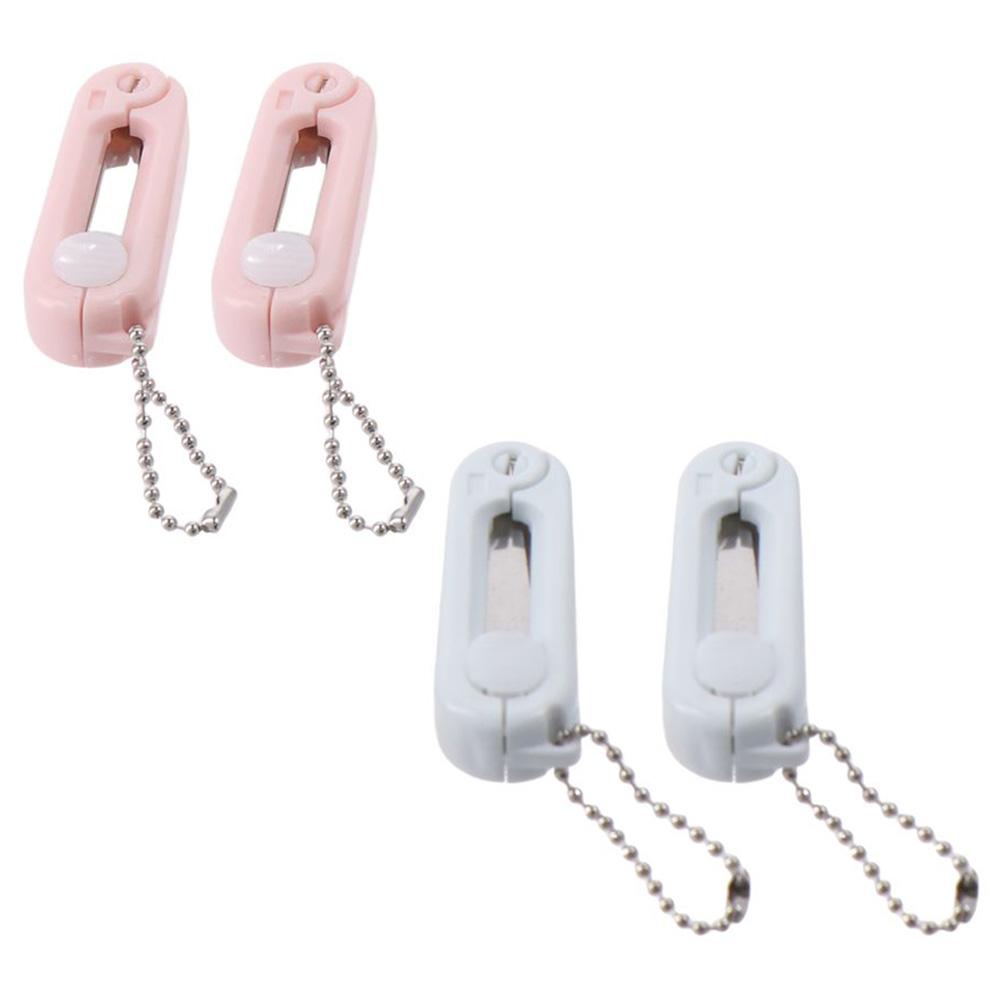 

4 шт. 2 цвета складные ножницы розовые и белые дорожные ножницы для скрапбукинга своими руками