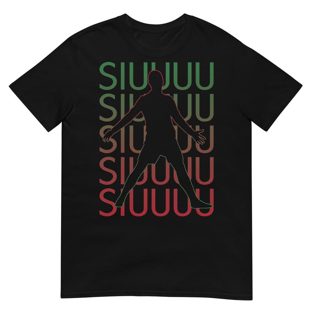 Siuuu Funny Soccer Football Boys Unisex Unisex Soccer Player Tshirt