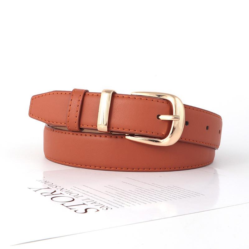 Belt Simple Womens Versatile Jeans Needle Buckle Fashionable Decoration