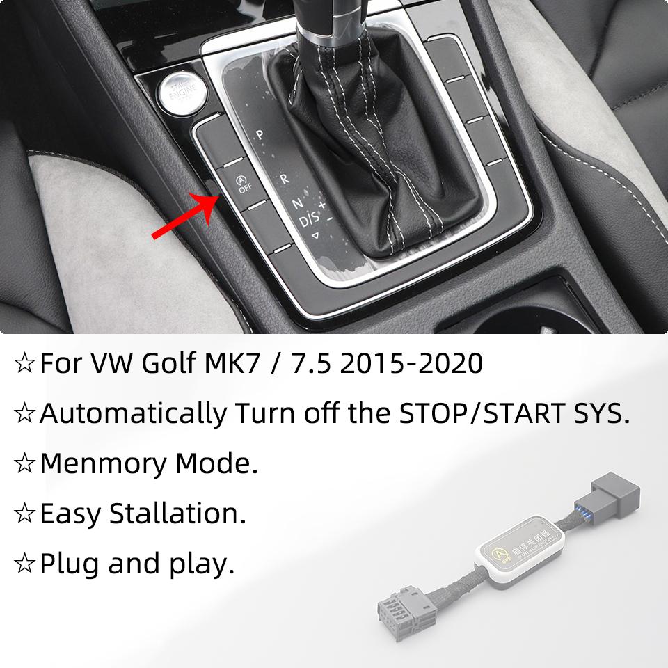 For VW Golf 7 7.5 2014-2020 Automatic Stop Start Engine System Off Device Control Sensor Plug Stop Cancel Auto Replacement Parts