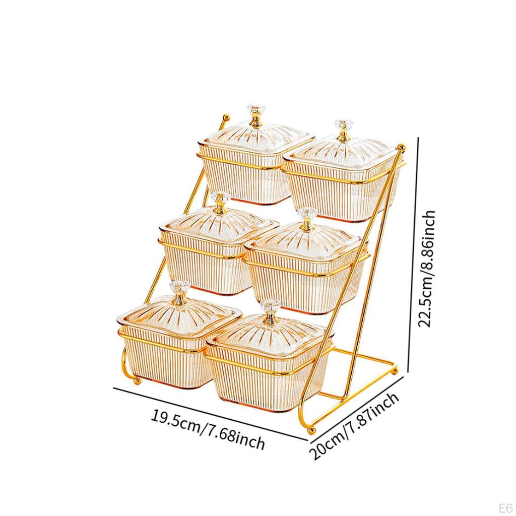 Appetizer Plate for Dried Fruits And Nuts with Shelf